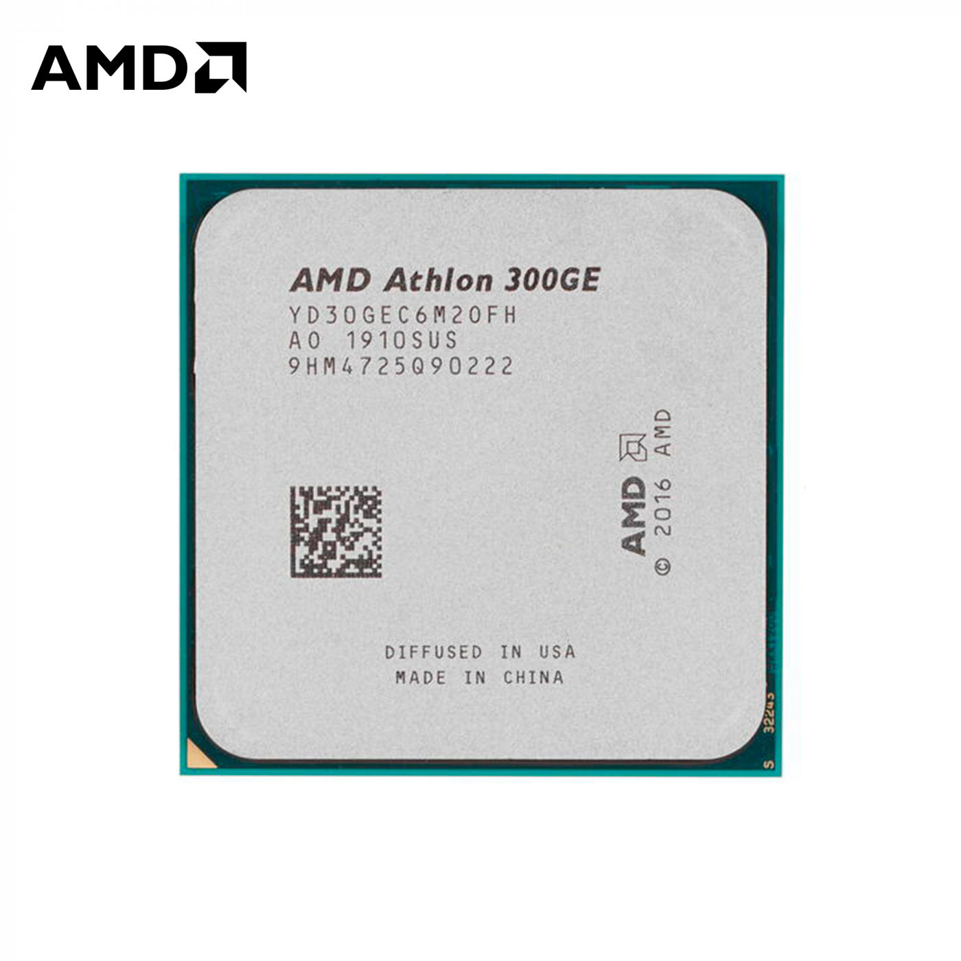 Процессор AMD Athlon 300GE (AM4, 4T, Tray) (Athlon 300GE) б/у